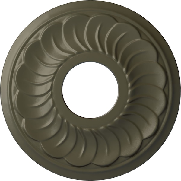 Ekena Millwork Blackthorn Ceiling Medallion (Fits Canopies up to 4 7/8"), 11 3/4"OD x 3 5/8"ID x 1"P, Witch Hazel CM11BLWHF - main